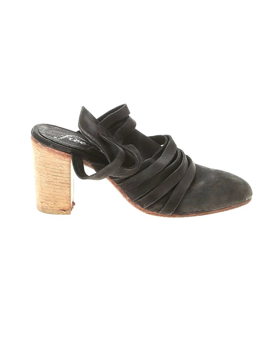 Free People "Byron" Strappy Mule In Black - Size 8 - Picture 2 of 13